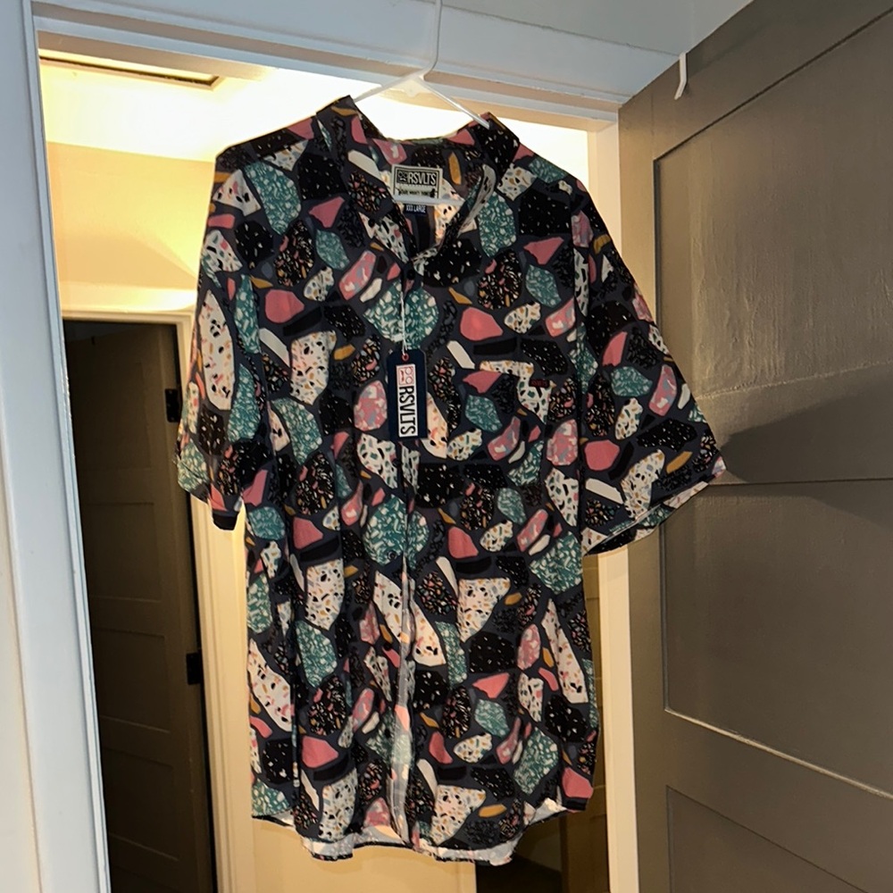 3XL RSVLTS Rock Party KUNUFLEX Short Sleeve Shirt